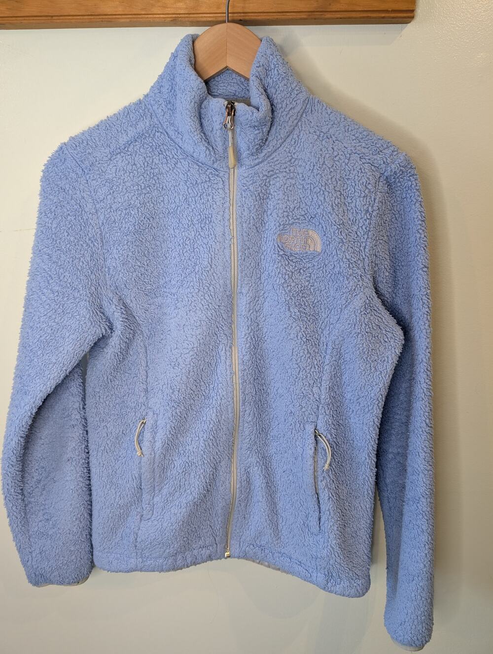 The North Face Periwinkle Blue Fleece Jacket Full Zip Women S Gorpcore Outdoor